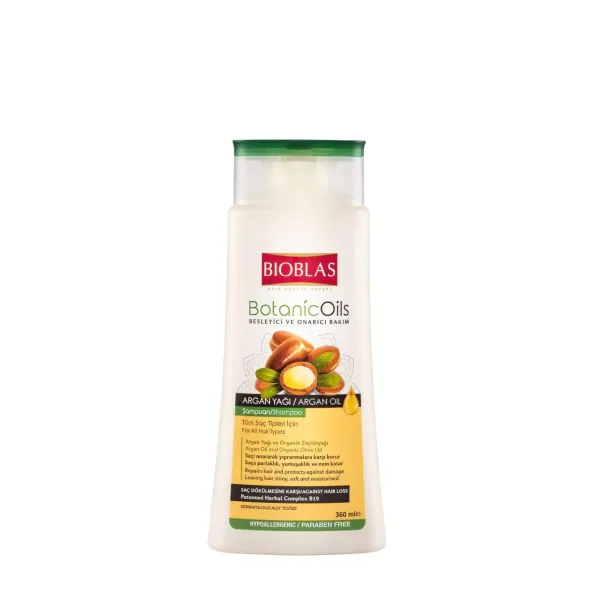 Bioblas Argan Shampoo 360 ml – turecki szampon z olejem arganowym